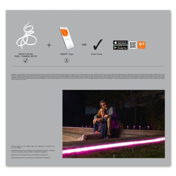 Banda LED RGB inteligenta Ledvance SMART+ Wifi NEON FLEX MULTICOLOR, - Image 5