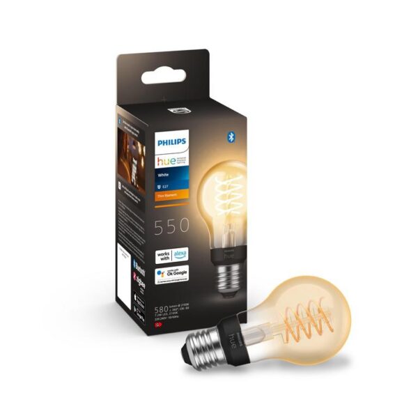 Bec LED inteligent vintage (decorativ) Philips Hue Filament Bulb A60, - Image 4