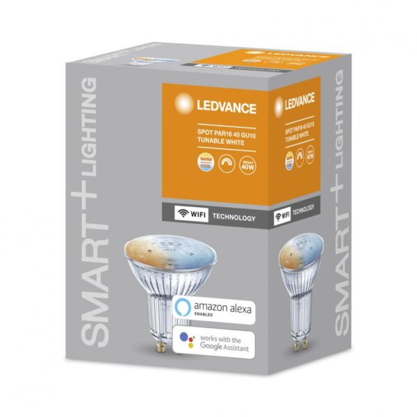 Bec LED inteligent Ledvance SMART+ WiFi SPOT Tunable White, GU10, - Image 3