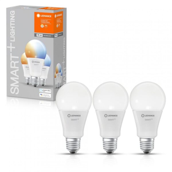 3 Becuri LED inteligent Ledvance SMART+ WiFi Classic Tunable White - Image 3
