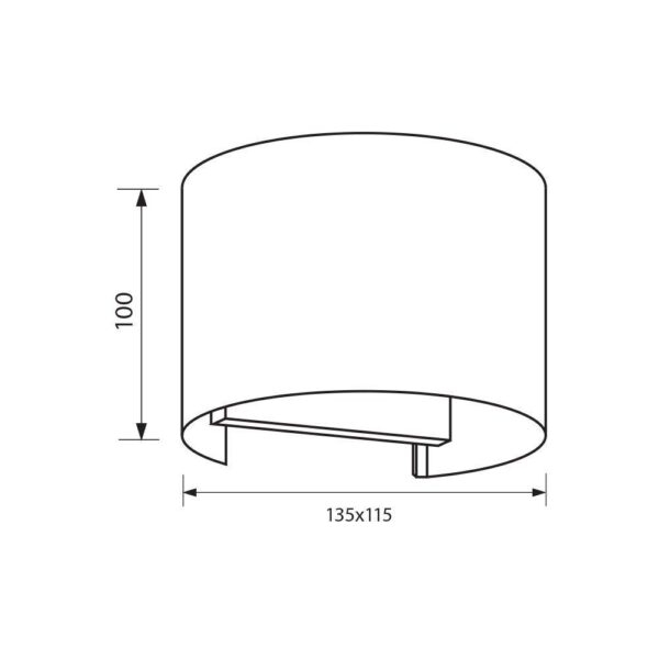 Aplica LED Vivalux ROUND STARK, 6W, 180 lm, lumina neutra - Image 4