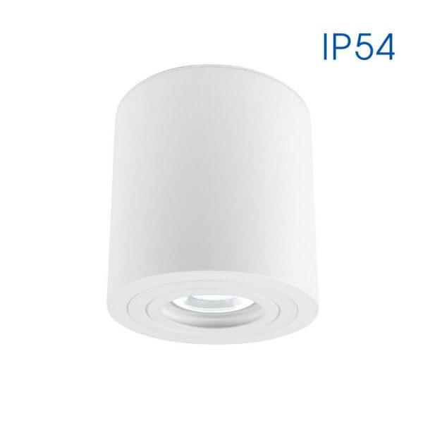 Spot Vivalux ROUND INEZ, GU10, max. 35W, IP54, Ø80x95mm, Alb,