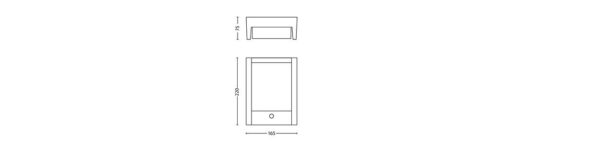 Aplica LED pentru exterior cu senzor de miscare Philips ARBOUR, - Image 4