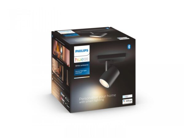 Spot LED extensie Philips Hue Runner, Bluetooth, GU10, 5W, (50W), - Image 4