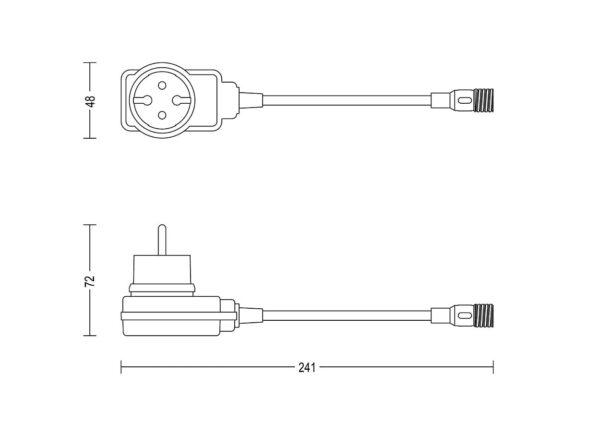 Alimentator pentru exterior Philips GARDEN LINK, max 12W, IP44, 70x50x240mm, - Image 4