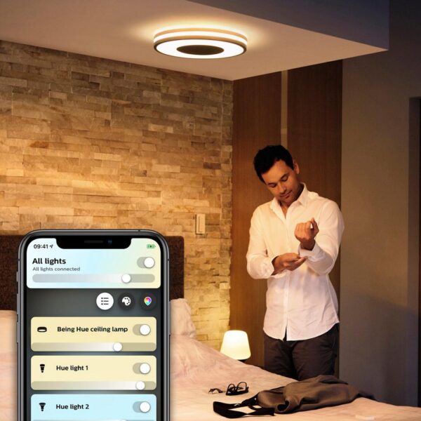 Plafoniera LED Philips Hue Being, Bluetooth, 27W (204W), 2400 lm, - Image 3