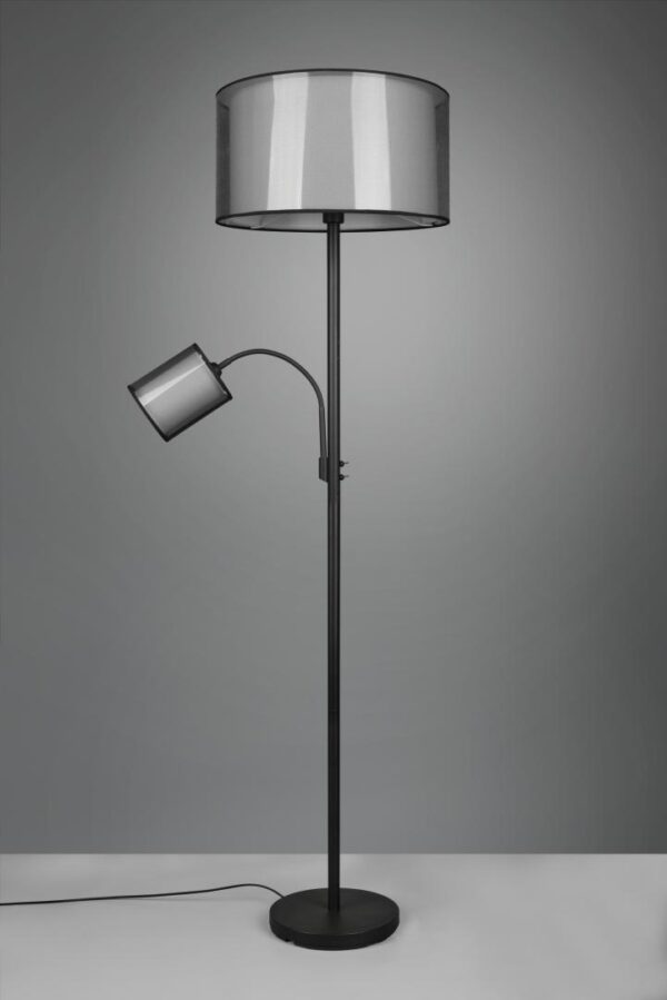 Lampadar Trio BURTON, excl.1xE27 & 1xE14, 2 surse de lumina - Image 3