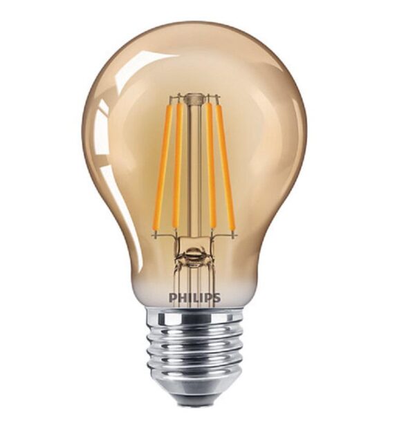 Bec LED vintage (decorativ) Philips Classic Gold Bulb A60, EyeComfort, - Image 3