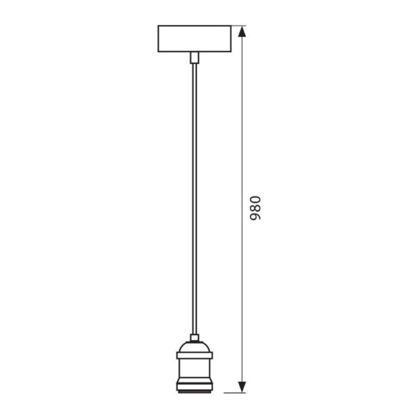 Pendul Vivalux RETRO Antique Copper, E27, max. 60W, textil/Metal, IP20, - Image 3