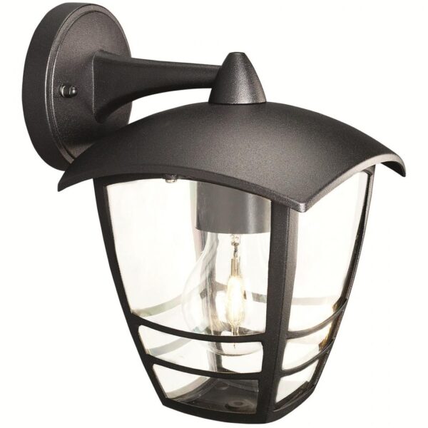 Aplica tip felinar pentru exterior Philips Creek, 1xE27, max 60W,