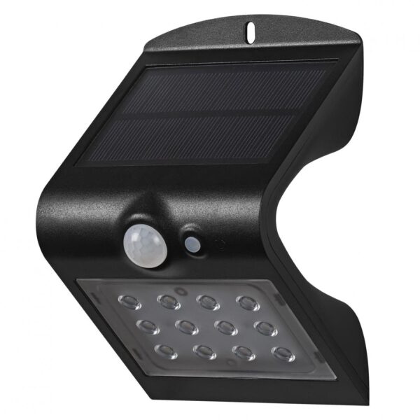 Aplica LED pentru exterior, solara cu baterie Li-ion, cu senzor