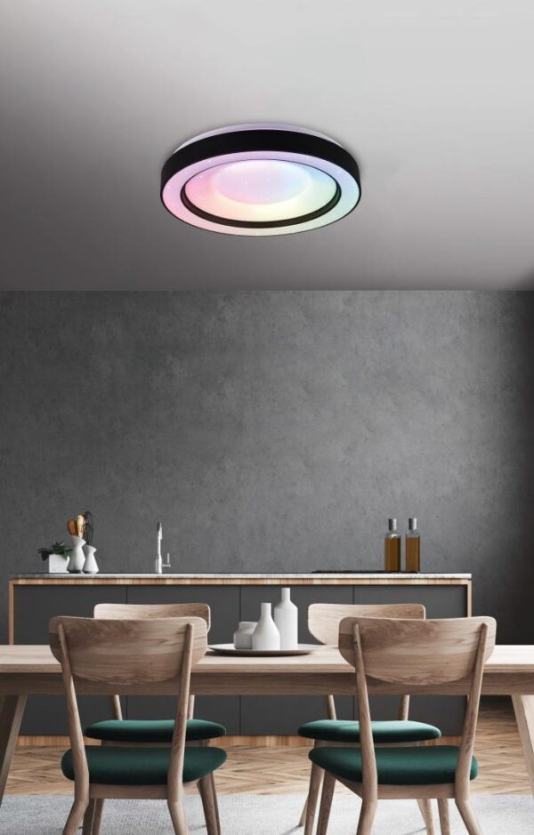 Plafoniera LED RGB Reality ARCO, 22W, 2500 lm, lumina alba - Image 7