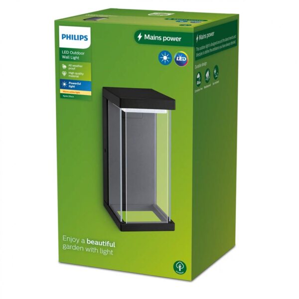 Aplica LED pentru exterior Philips KYRIE, 12W, 1500 lm, lumina