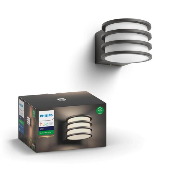 Aplica LED pentru exterior Philips Hue Lucca, 9.5W (60W), 806 - Image 3