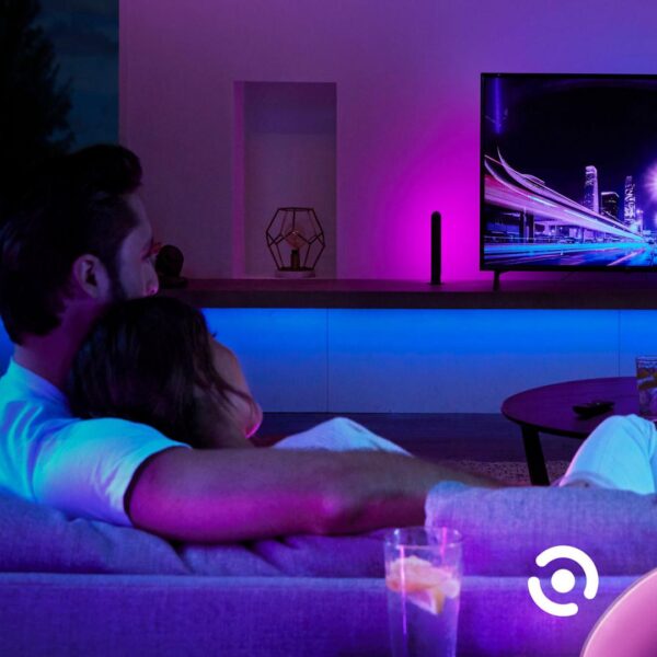 Banda LED RGB inteligenta Philips Hue Lightstrip Plus, Bluetooth, 20W, - Image 6