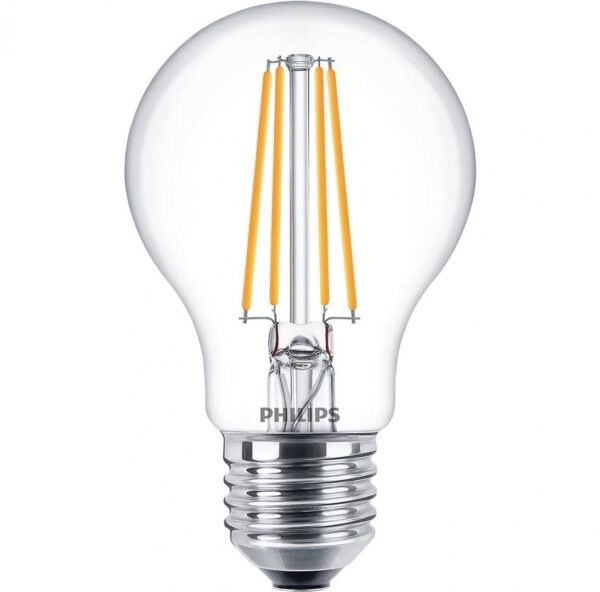 3 Becuri LED Philips Classic A60, E27, 7W (60W), 806