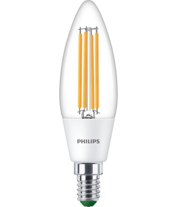 Bec LED Philips Classic B35, Ultra Efficient Light, E14, 2.3W - Image 3