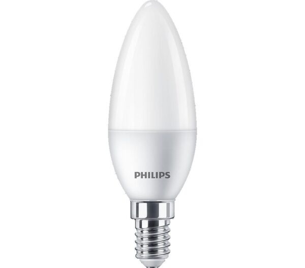 Bec LED Philips B35, E14, 5W (40W), 470 lm, lumina