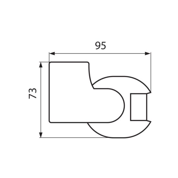 Senzor de miscare aplicat IR Vivalux FLEX, 230V, IP44, 86x95x73mm,