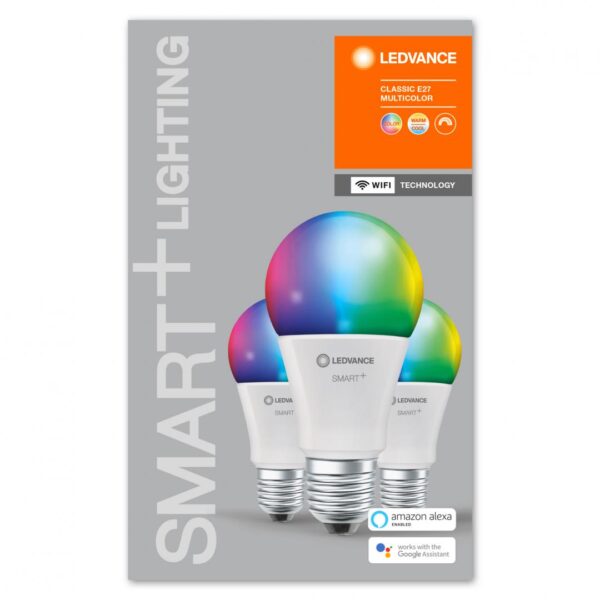 3 Becuri LED RGB inteligent Ledvance SMART+ WiFi Classic Multicolour - Image 4