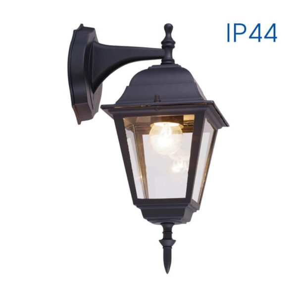 Aplica tip felinar Vivalux RIGA DOWN, E27, max 1x60W, IP44,