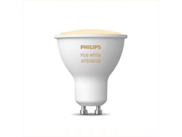 Bec LED inteligent Philips Hue Spot, Bluetooth, GU10, 5W, 350 - Image 4