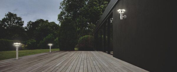 Aplica LED solara pentru exterior cu senzor de lumina si - Image 4