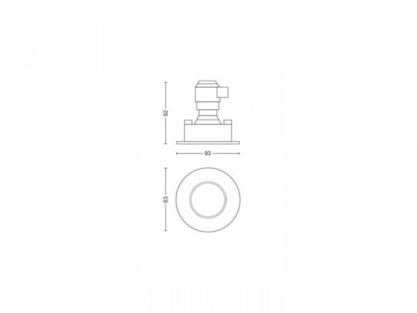 Spot LED incastrat Philips Hue Adore Bathroom, Bluetooth, GU10, 5W, - Image 3