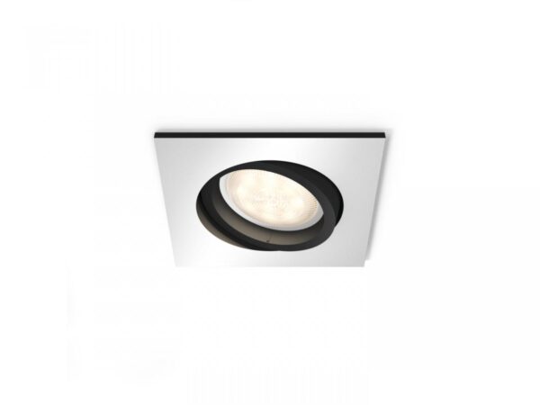 Spot LED incastrat Philips Hue Milliskin, Bluetooth, GU10, 5W (50W),