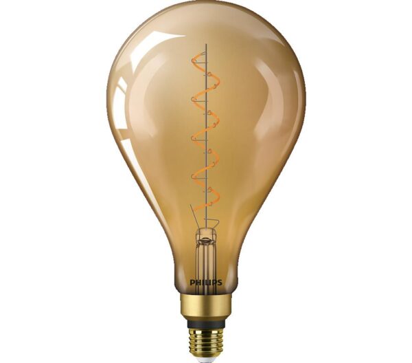 Bec LED vintage (decorativ) Philips Classic Gold Giant A160, EyeComfort,