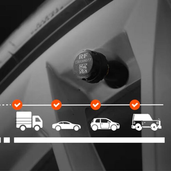 Sistem monitorizare presiune pneuri TPMS 70mai, 4 senzori externi, Midrive - Image 3