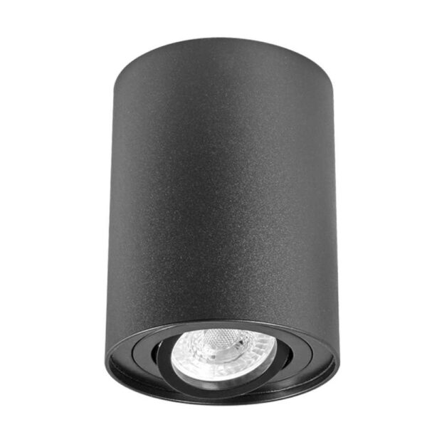 Spot Vivalux ROUND TOLEDO, GU10, max. 35W, IP20, Ø95x125mm, Negru,