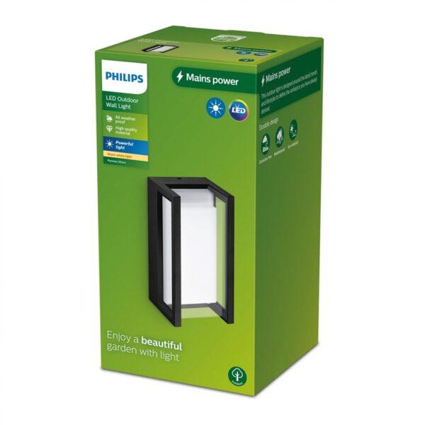 Aplica LED pentru exterior Philips PYRONA, 12W, 1500 lm, lumina