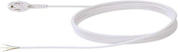 Cordon prelungitor H05VV-F 3G1, 3m, Alb