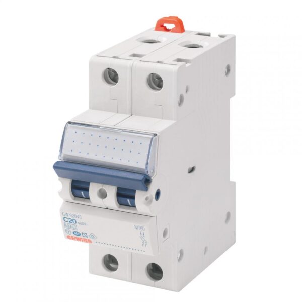 Miniature Circuit Breaker 2P C40 4,5kA 2M