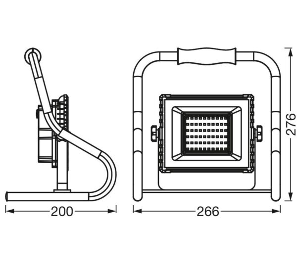 Proiector LED portabil (lampa de lucru) Ledvance Worklight Battery R- - Image 3