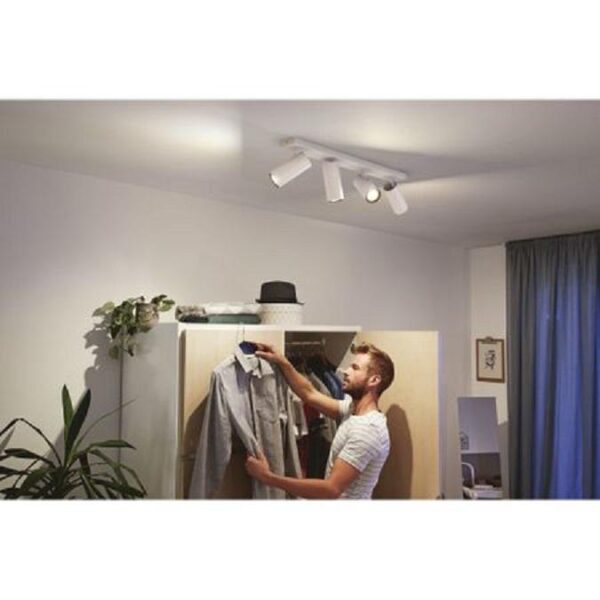 Spot LED Cvadruplu Philips Hue Buratto, Bluetooth, 4xGU10, 4x5W, 1400 - Image 3