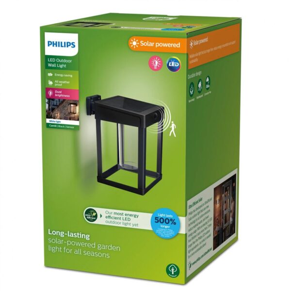 Aplica LED solara pentru exterior cu senzor de miscare Philips