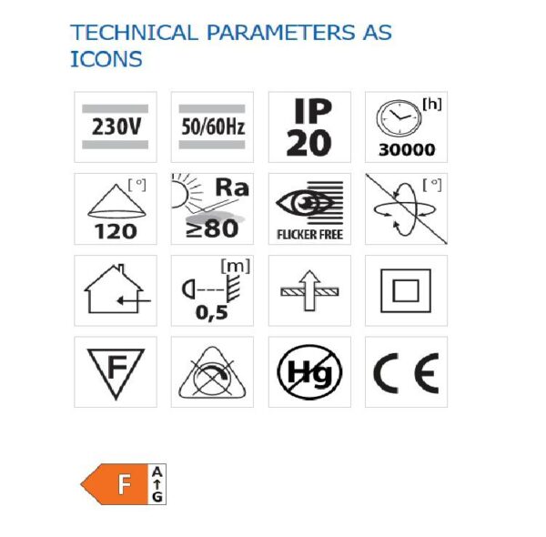 Panou LED Vivalux HELLI, 40W, 4000 lm, lumina neutra (4000K), - Image 3