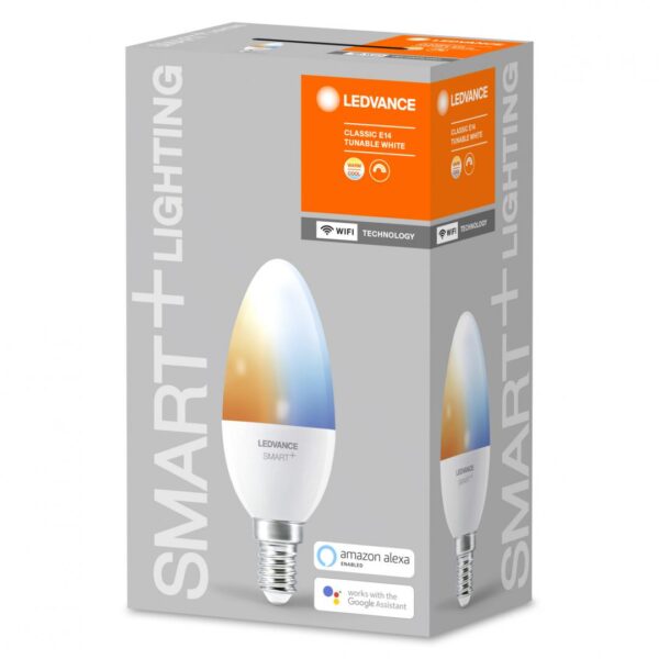 Bec LED inteligent Ledvance SMART+ WiFi Candle Tunable White B, - Image 3