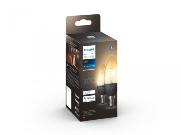 2 Becuri LED inteligente Philips Hue B39, Bluetooth, E14, 4.5W - Image 5