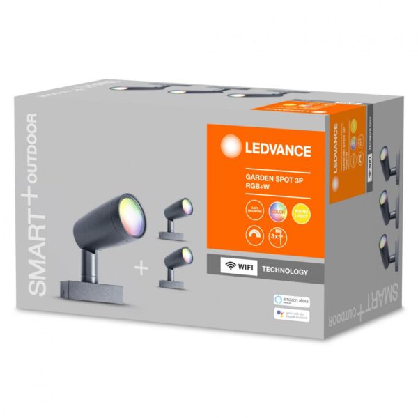3 Spoturi LED RGB pentru exterior cu spike Ledvance SMART+ - Image 6