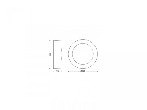 Aplica LED RGB pentru exterior Philips Hue Daylo, 15W (80W), - Image 5