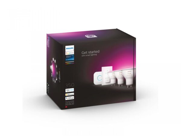Pachet 3 Becuri LED RGB inteligente Philips Hue Spot, Bluetooth, - Image 4