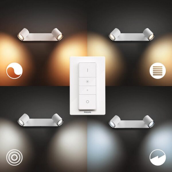 Aplica LED pentru oglinda din baie Philips Hue Adore, Bluetooth, - Image 4