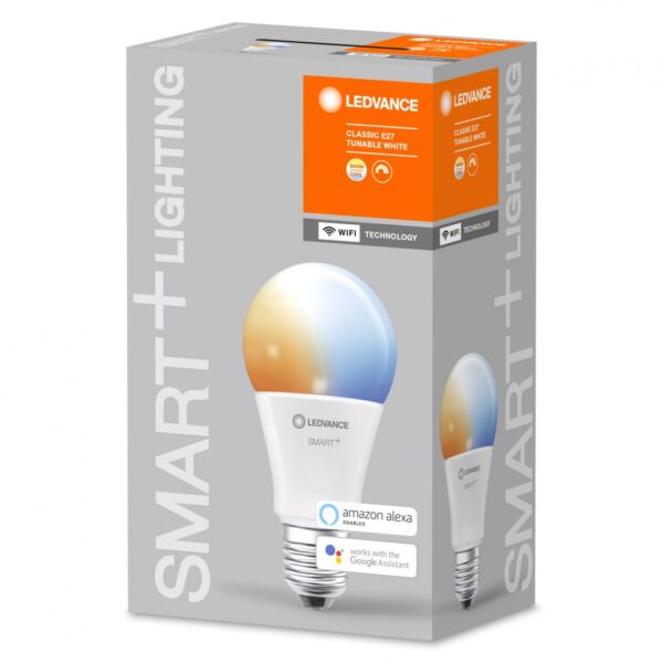 Bec LED inteligent Ledvance SMART+ WiFi Classic Tunable White A, - Image 5