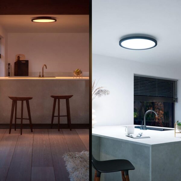 Plafoniera LED Philips Hue Aurelle, Bluetooth, 24.5W, 2450 lm, lumina