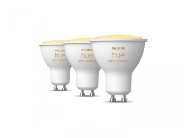 3 Becuri LED inteligente Philips Hue Spot, Bluetooth, GU10, 5W, - Image 3