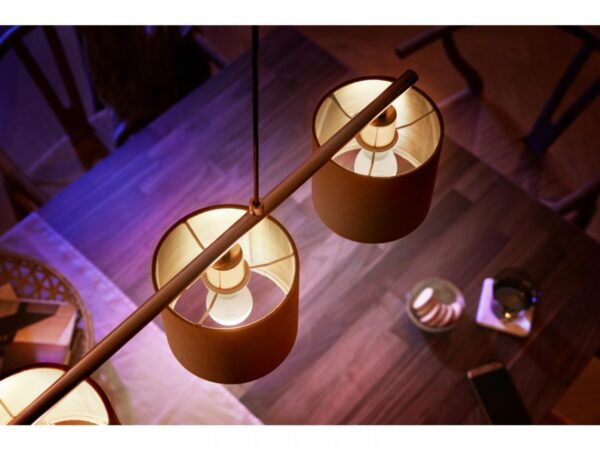 2 Becuri LED inteligente Philips Hue P45, Bluetooth, E14, 5.7W - Image 3