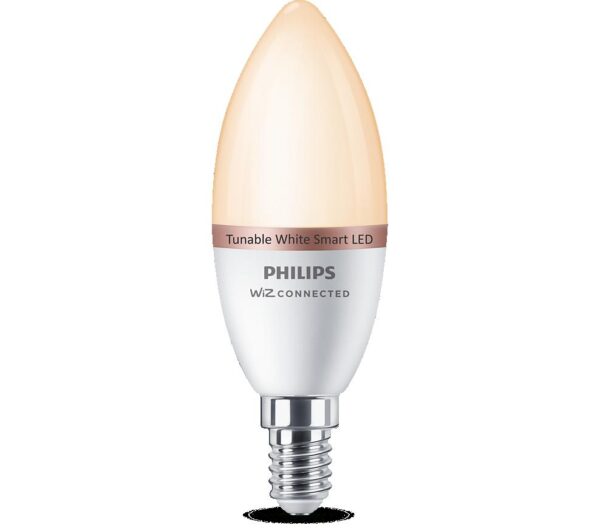 Bec LED inteligent Philips Candle C37, Wi-Fi, Bluetooth, E14, 4.9W - Image 3